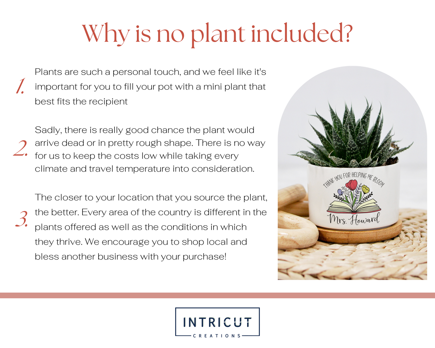 Thank You For Helping Me Bloom Mini Planter | Teacher Appreciation Gift